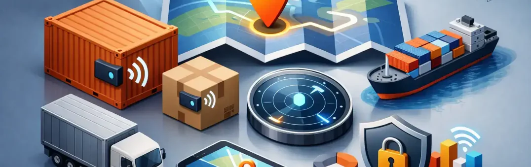 Wireless cargo monitoring devices and GPS tracking technology for supply chain visibility.