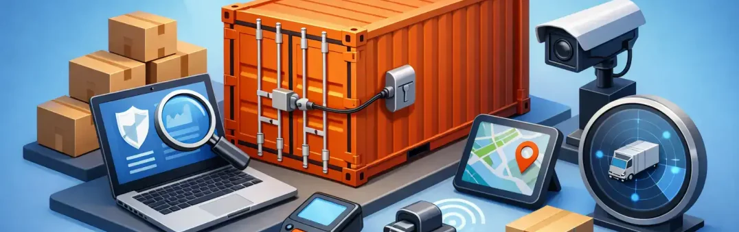 Wireless cargo tracking technology with sensors, drones, and smart labels.