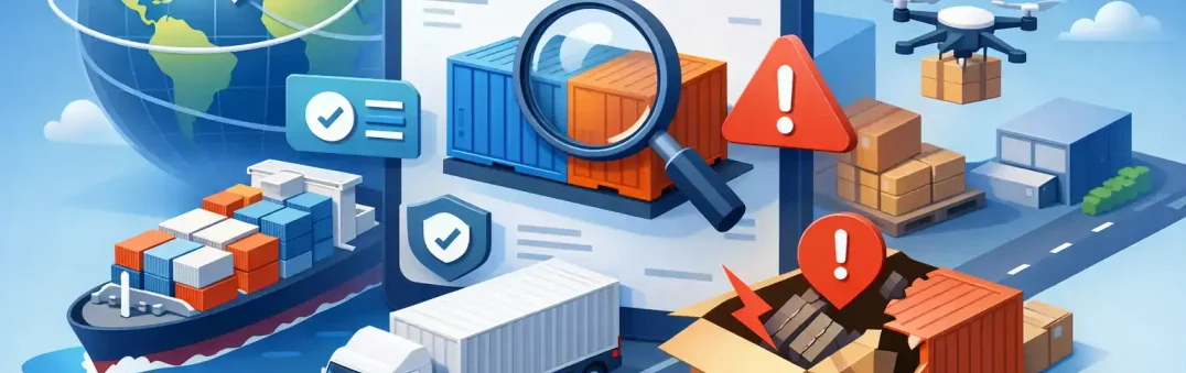 Supply chain visibility with cargo tracking and alerts.
