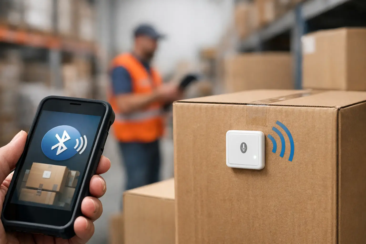 Bluetooth Labels for Shipment Control